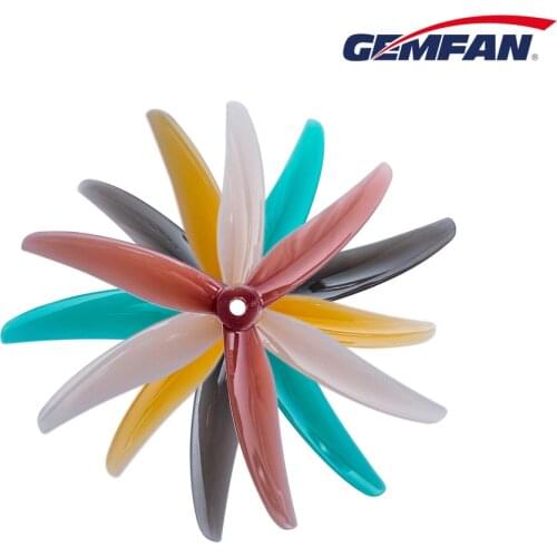 24pcs/12pairs Gemfan 3 Blade Propellers F3 F4 F3S F4S Freestyle 5.1x3x3 5.1x3.6x3 PC Props DIY Racing FPV Drone