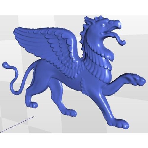 3d relief model griffin_1 for cnc in STL file