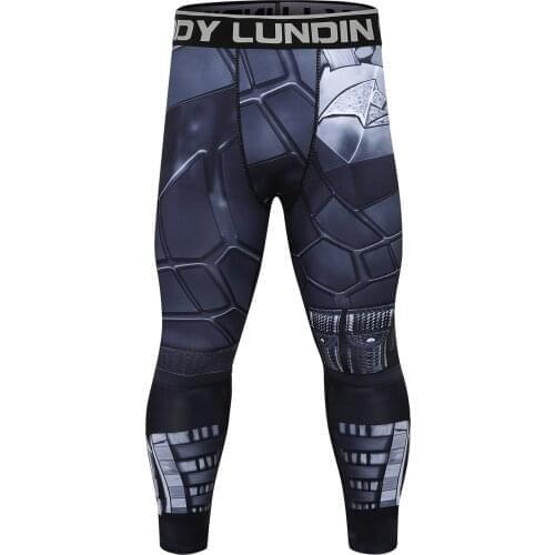 Make Your Own Brand Polyester Spandex Fashion Printing Mens Leggings