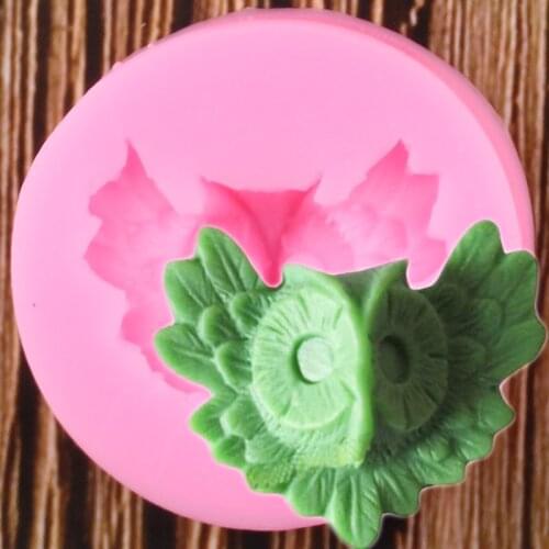 Small Owl Shape 3D Silicone Cake Mold Cartoon Cake Tools Cake Decoration Owl Fondant