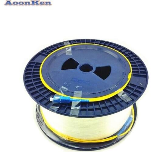 SC 1-5KM 9/125 OTDR Singlemode Single Bare Fiber OTDR Measuring Optical Fiber Cable 1-5KM OTDR Test Optical Fiber Reels