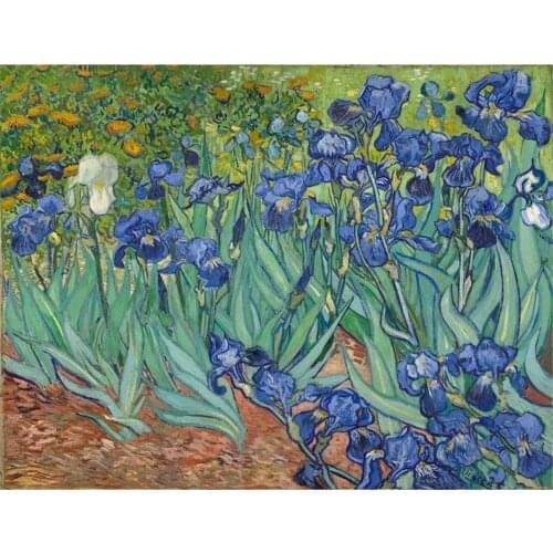 Van Gogh Landscape DIY Cross Stitch 11CT Embroidery Kits Craft Needlework Set Printed Canvas Cotton Thread Home Design
