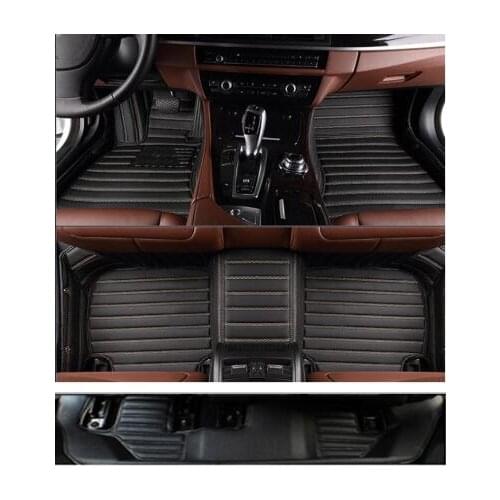 Top quality! Custom special floor mats for Toyota Sienna 7 seats 2009-2003 waterproof rugs carpets for Sienna 2006,Free shipping
