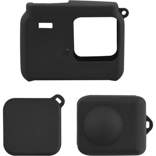 3 Pcs/Set Dual Version Lens Cap + Silicone Case EWB7637+EWB7638+EWB7639 Lens Cover Accessories Dust-Proof Anti-Fall