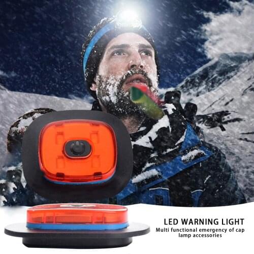 4LED Hat Light with USB Rechargeable Outdoor Hiking Running Night Fishing Camping Emergency Warning Beanie Hat Lamp