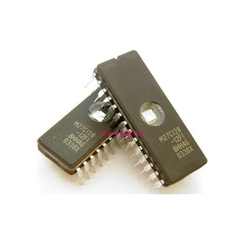 5pcs/lot M27C128-10F1 M27C128-12F1 M27C128 27C128 IC CDIP28 M27C128A-12F1 DIP-28