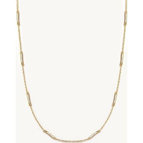 CANNER Ins Style Is Fashion Simple Versatile Real 925 Sterling Silver Necklace For Women Jewelry Charming Pendant Chain Collar