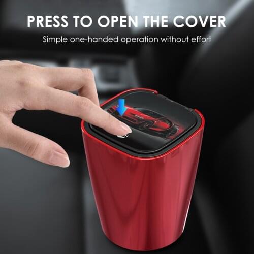 Automobile Interior Decoration Parts Portable Car Ashtray with LED Light Flame Retardant Smokeless Cigarette Holder