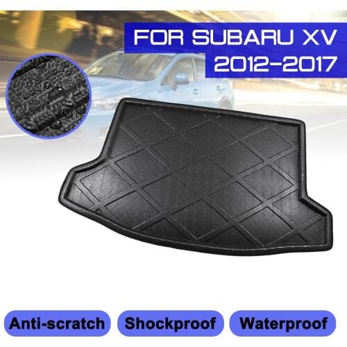Car Floor Mat Carpet Rear Trunk Anti-mud Cover For Subaru XV 2012 2013 2014 2015 2016 2017