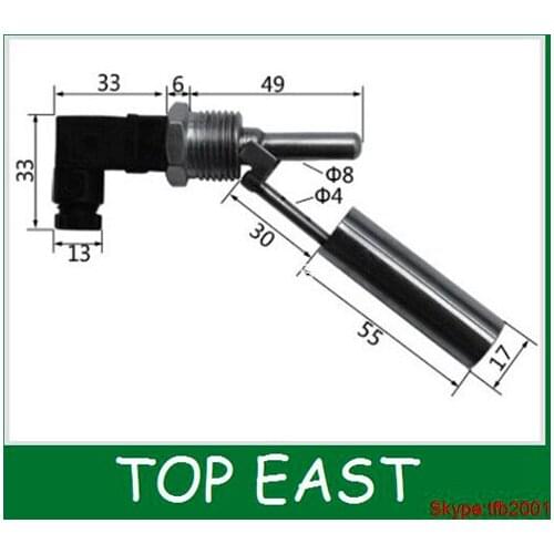 Free Shipping 1PC 100V Side Mount Horizontal Water Level sensor level sensor float water level For Tank Pool Drop shipping