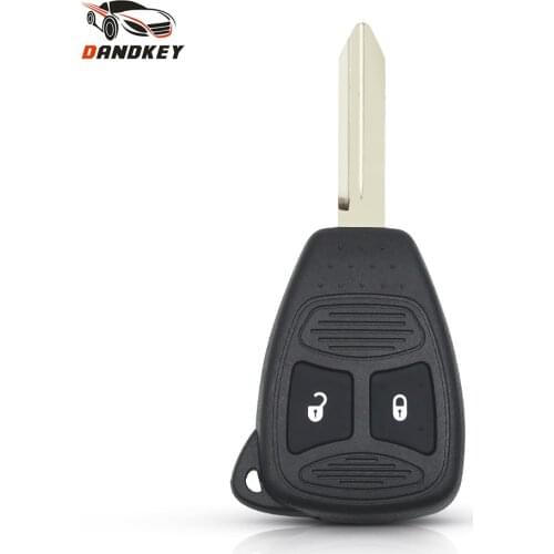 Dandkey 2 Buttons Remote Car Key Shell Case For Chrysler 300 Aspen Dodge Dakota Durango Jeep Grand Cherokee Commander