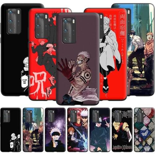 Jujutsu Kaisen Anime Case for Huawei P10 Lite P20 P30 P Smart 2021 Z P40 Pro