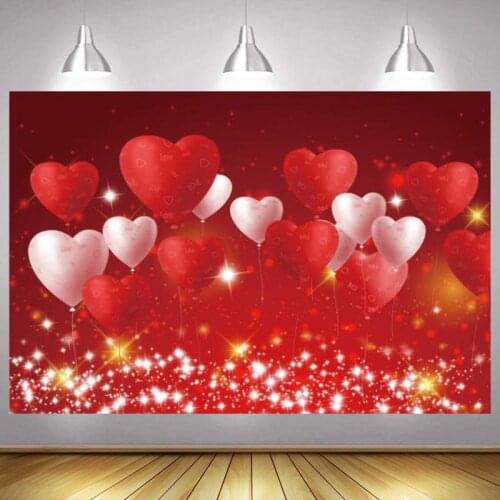 Valentines Day Photo Backdrop February 14 Happy Party Decoration Princess Photography Backgrounds Banner