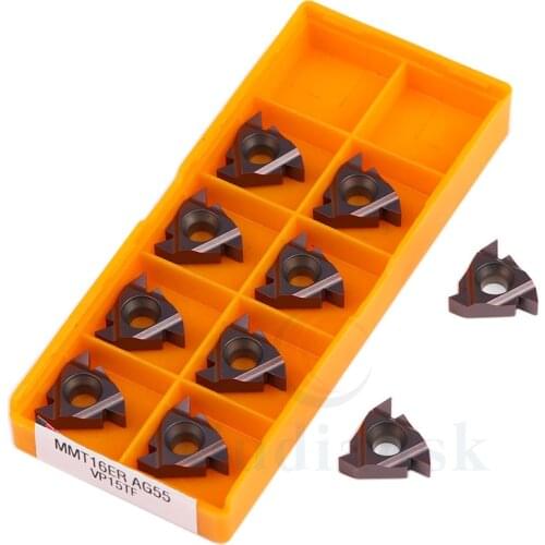 MMT16ER AG55 AG60 VP15TF UE6020 US735 high quality carbide Thread insert Turning Tool CNC lathe turning insert Tool MMT16ER