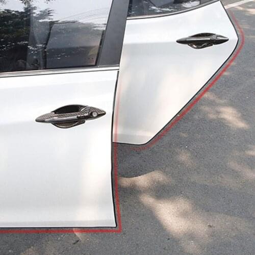 5 m rubber door edge guard trimming molding protection strip scratch protector for Peugeot 206 207 208 301 307 308 407 2008 3008