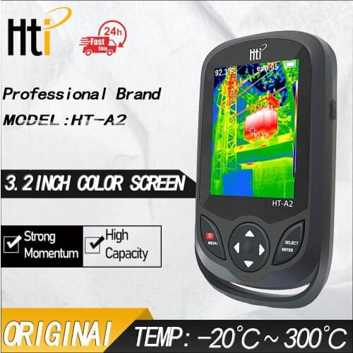 Hti HT-A2 Mobile Phone Infrared Thermal Imager Camera Digital Display Detector Temperature Thermostat Meter Measuring Tools TFT