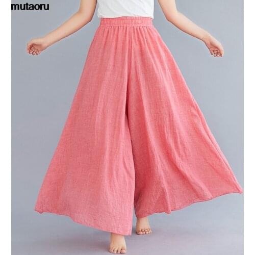 Mutaoru Women's Wide Trousers