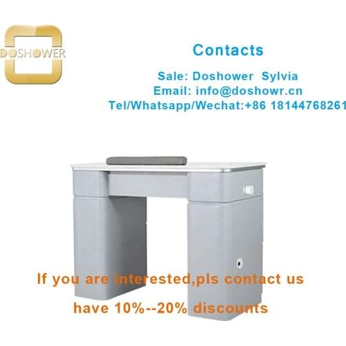 Nail salon furniture table with gel polish uv led for manicure table and chair set