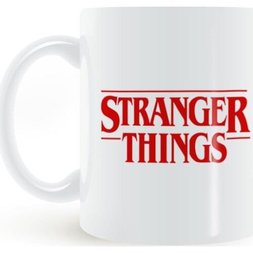 Strange Things TV Series Mug 320ml White Ceramic Coffee Mug Moring Milk Cups Mug