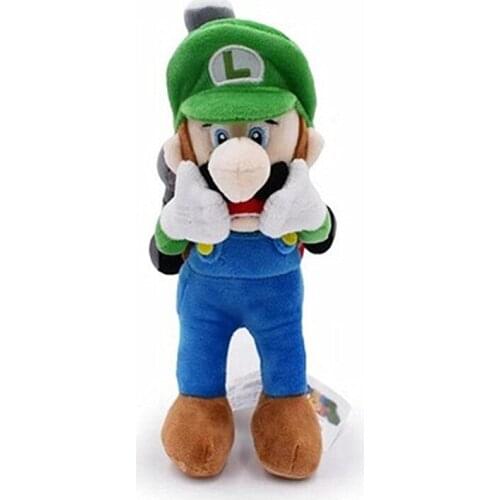 New Cute Classical Game Super Mario Luigi Mansion Plush 18CM Kids Stuffed Toys For Children Gifts
