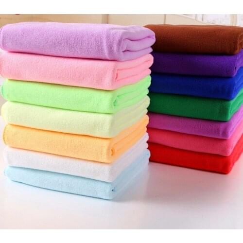 New 5pcs/set Microfiber Bath Towel essuie de bain Drying Cleaning car big Washcloth Swimwear Shower Cheap Beach Towels 70*140cm