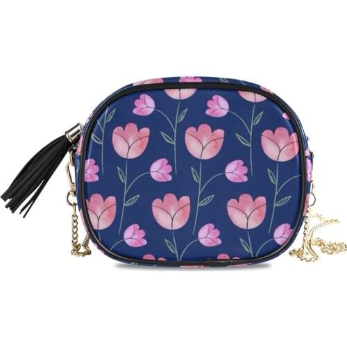New Fashion Luxury Chain Shoulder Bags flower Mini Crossbody Bags For Women High Quality Zipper Handbags Tote Female Flap Purse