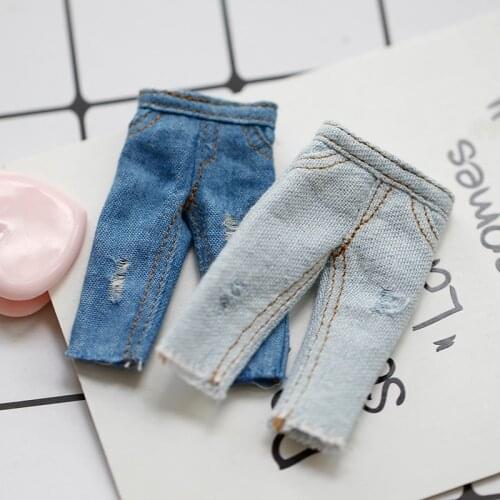 Ob11 doll clothes Fashion jeans for GSC,body9,YMY,DDF,1 / 12bjd,obitsu 11 clothes doll accessories baby clothes