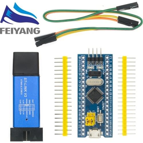 Original STM32F103C8T6 ARM STM32 Minimum System Development Board Module For Arduino ST-Link V2 Mini STM8 Simulator Download