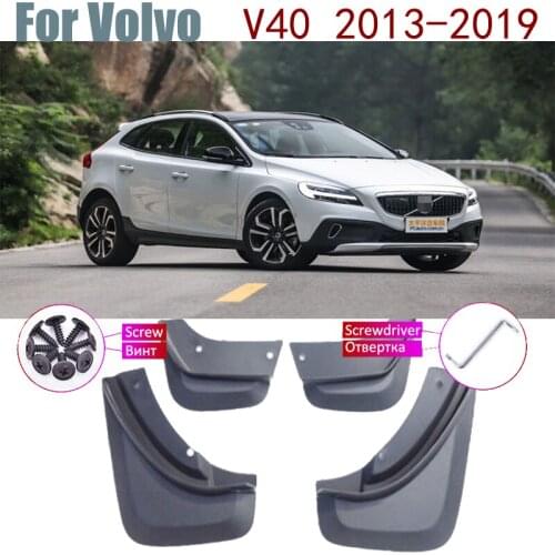 Front Rear Fender Mud Guard Flap Splash Flaps Mudguards Accessories Car Mudflap For Volvo V40 2019~2013 2018 2017 2016 2015 2014