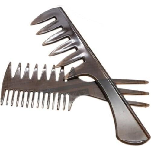 1Set Professional Mens Styling Comb Set Retro Oil Hair Comb Texture Comb Mens Beauty Tool