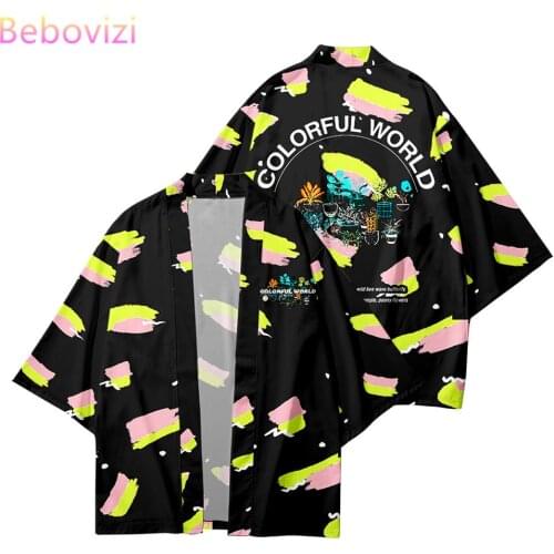 Plus Size 6XL 5XL 4XL White Black Loose Cardigan Robe Women Men Harajuku Japanese Kimono Cosplay Blouse Haori Yukata Clothing