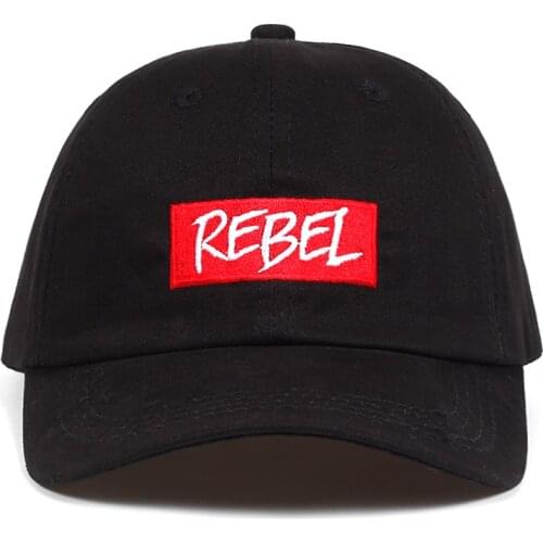 REBEL Dad Hat snapback hat baseball cap letter embroidery for men women gorra REBEL Fashion summer Casquette cap wholesale