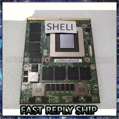 SHELI FJHX2 CN-0FJHX2 GTX 780M GTX780M N14E-GTX-A2 4G DDR5 VGA Video Graphics Card For Dell M17X R5 M18X R2 R3 R4