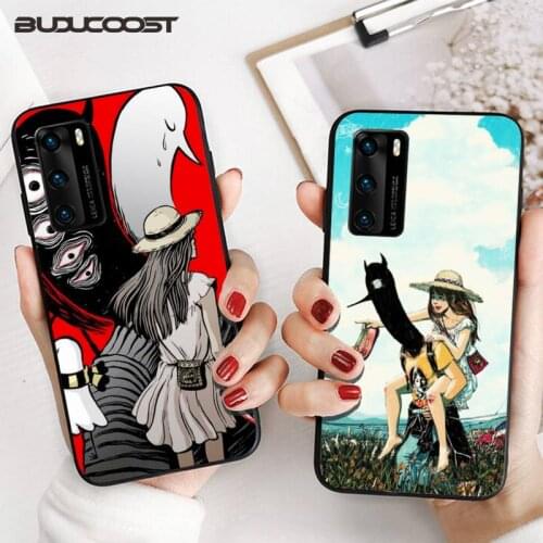 Reall Goodnight Punpun Phone Case for Huawei P20 P30 P20Pro P20Lite P30Lite P10 P Smart plus P10Lite P40 Pro P40 lite