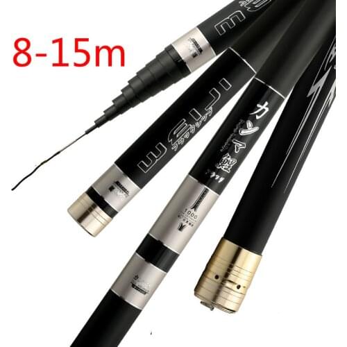 Power Hand Rod 12m 13m 46T Carbon Taiwan Fishing Olta Ultra Hard Super Ligh Thand Rod Long Section 28 Tone Telescopic Cane Pesca