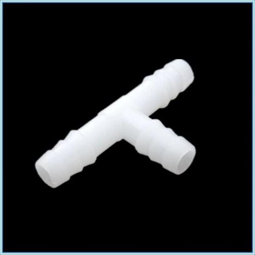 Plastic Barb Hose Fitting Tee 4mm 6mm 8mm 10mm 12mm 16mm 3 Way Hose Tube T-Shape Barb Plastic Fittings