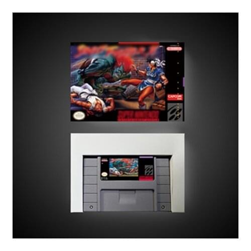 Street Game Fighter II - Action Game Card US Version with Retail Box