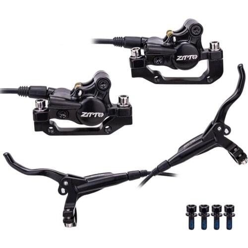 MTB Bicycle Hydraulic Disc Brake Front Rear Mountain Road Bike Calipers Rotor Kit Right Front Left Rear Bicycle Accessories