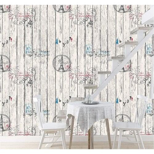 3D Vintage Wood Grain Wallpaper Home Office Decor Self-Adhesive Living Room Bedroom Peel and Stick Vinyl Wall Paper Wallstickers