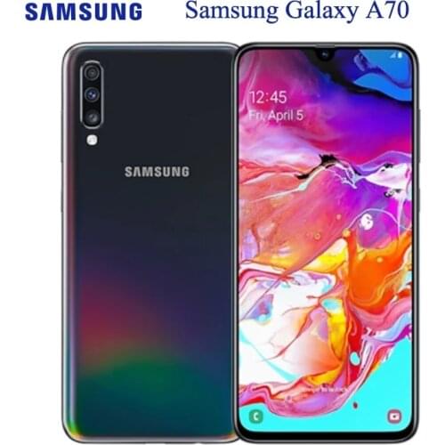 Samsung Galaxy A70 A705F/DS 6.7” Cell Phone 6GB 128GB Refurbished-99% New Mobile Phone 32 MP 8 MP Dual SIM Smartphone