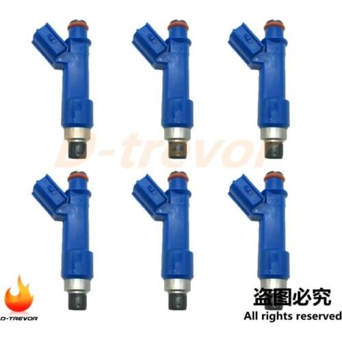 6Pcs 23250-0D050 Fuel Injector for Toyota Yaris 1.5L Corolla Matrix 1.8L