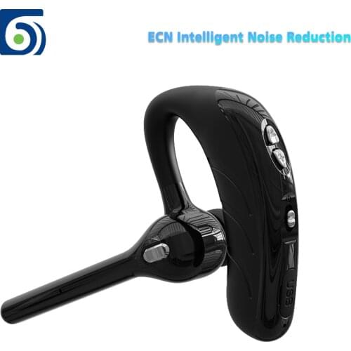 Byscoon ECN noise reduction Bluetooth-compatible Headset Business Hanging Ear Headphone Waterproof HIFI Stereo Earphone With Mic