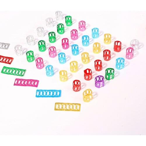 New Arrival 50pcs/lot Colour Aluminum Beads For DIY Jewelry Making Findings Cylindrical Hollowing Exquisite Pendant Beads