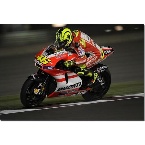 Ducati Speed Motorcycle Wallpaper Vehicle Poster Wall Art Pictures for Living Room Unframed Canvas Painting