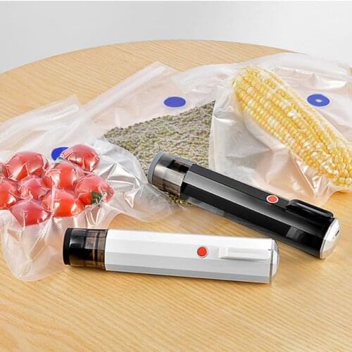 Bag Sealer Strong Suction Leak-proof Plastic Automatic Electric Food Sealer Kitchen Storage Bag Clips Kitchen Accessory Supplies