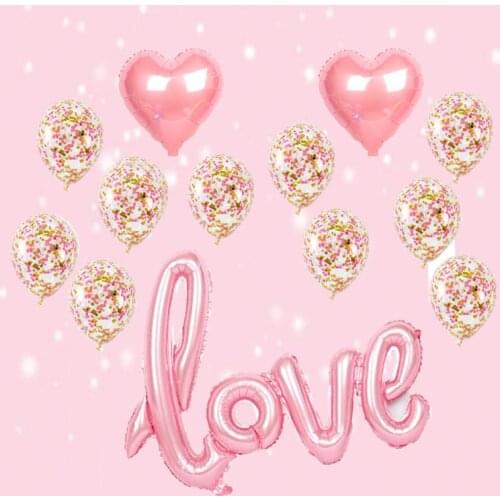 Giant Letter Love Foil Balloons Valentines Day Gift Wedding Birthday Party Decoration Adults Anniversary Event Party Air Globos