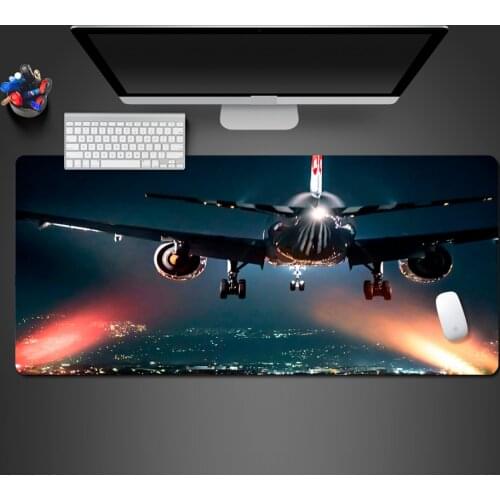 Beautiful Plane Mouse Pad Game Players Rubber Mousepad PC Game Mousepad Large Quality Mouse Pad Best Selling Christmas Gifts