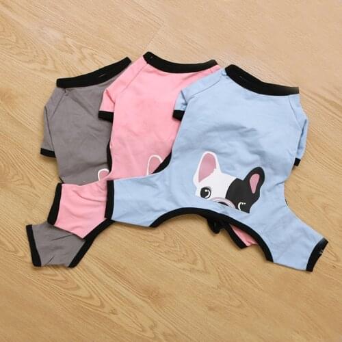 Pets Dogs Clothing Spring Autumn Clothes for Small Medium Dogs Costume French Bulldog Pets Clothing Jumpsuit Pug Pet Clothes