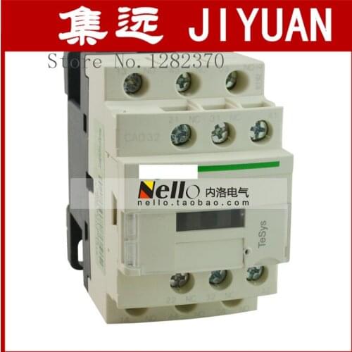 [ZOB] Authentic original contactor relay CAD32F7C/Q7C/C7C/M7C/B7C/E7C AC24V/36V/48V/110V/220V/380V 3 open 2 closed control -5p