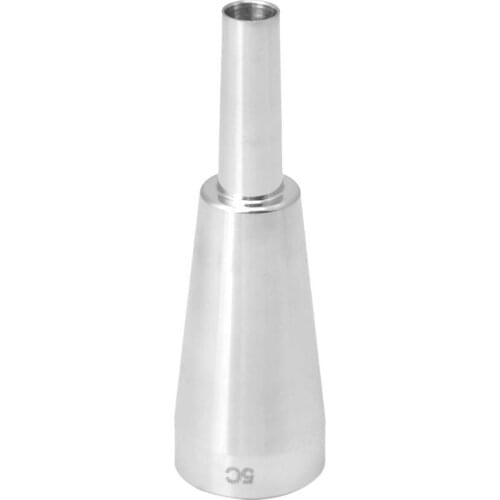 5C Silver Plated Trumpet Mouthpiece for Beginner Advanced Player